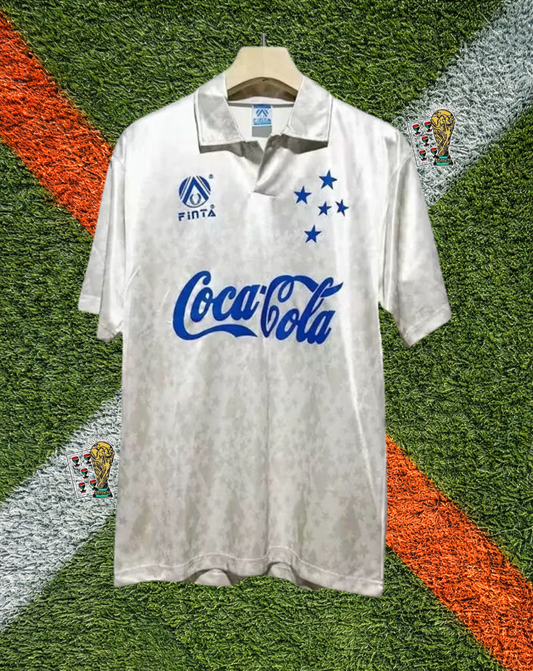 Cruzeiro 1993-94 Away Jersey – Vintage White Edition