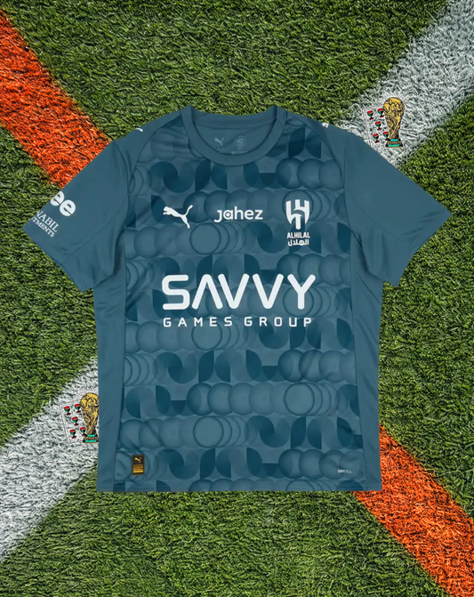 Al Hilal 2024-25 Third Jersey – Circular Teal Edition