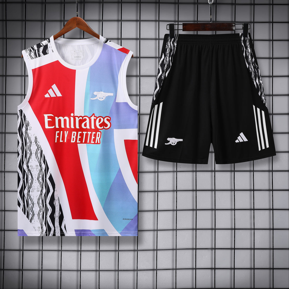 Arsenal Training Vest Set – Geometric Edition
