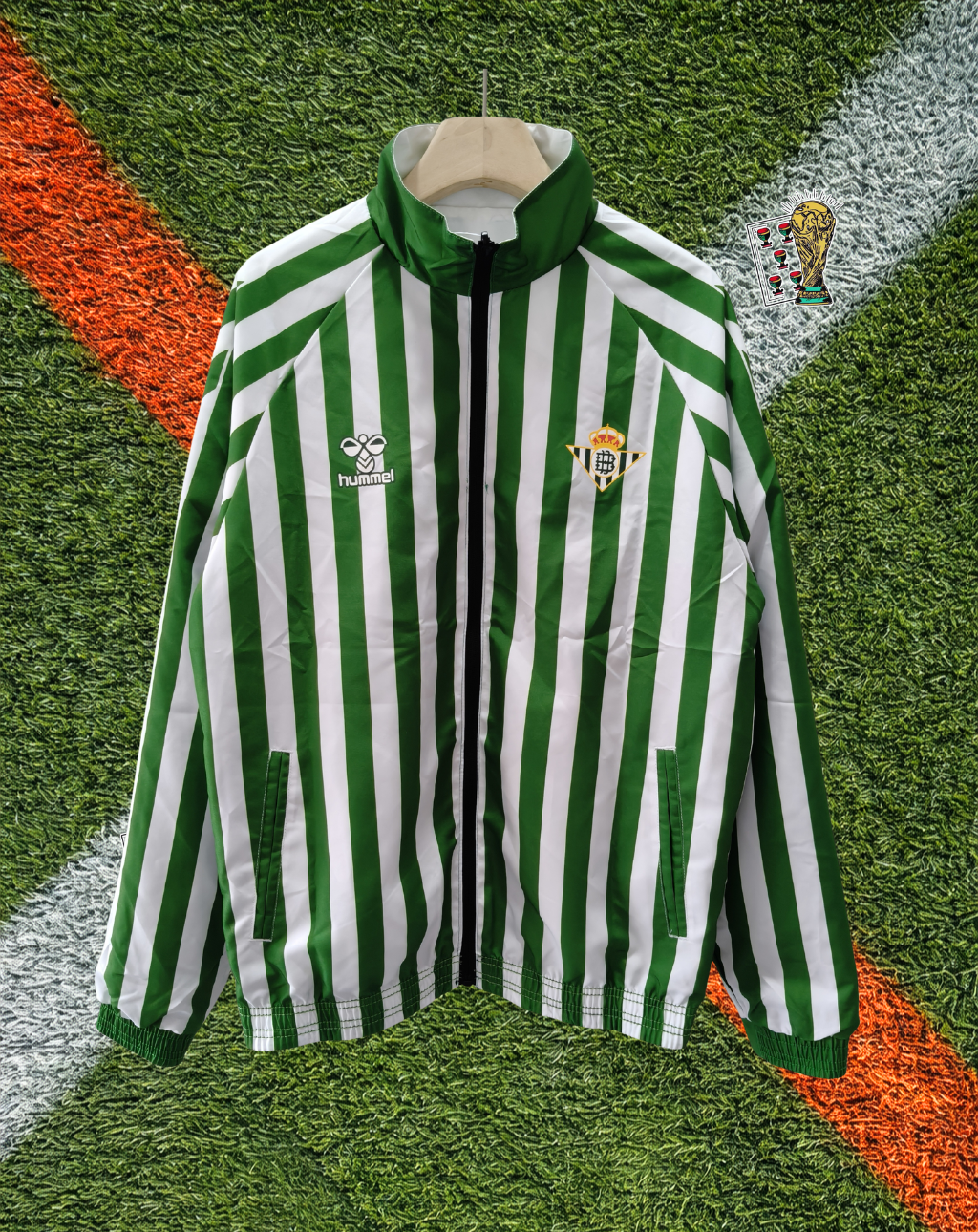 Real Betis 2020s Windbreaker – Verdiblanco Striped Edition