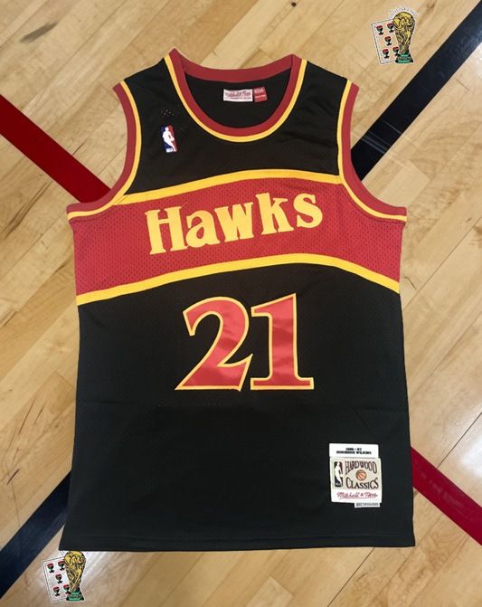 Atlanta Hawks 1986-87 Away Jersey – Dominique Wilkins Away Edition