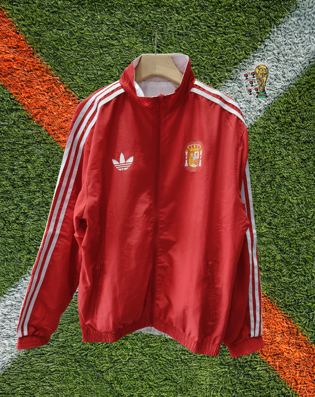Spain 2000s Windbreaker – La Roja Red Classic