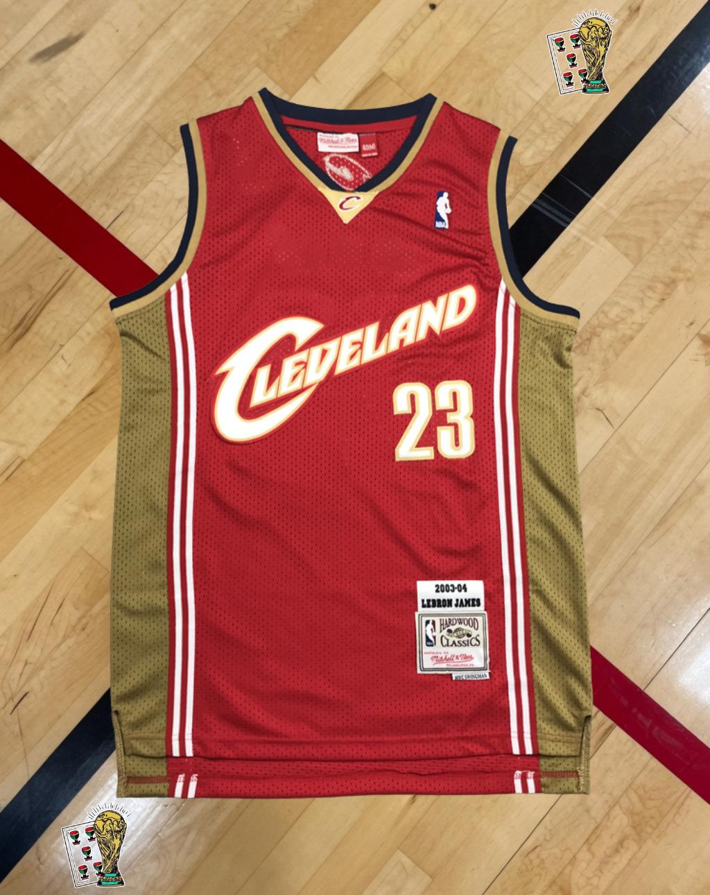 Cleveland Cavaliers 2003-04 Home Jersey – Rookie Season Edition