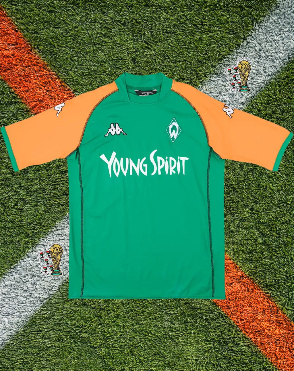 Werder Bremen 2000-01 Home Jersey – Young Spirit Orange Sleeve Edition
