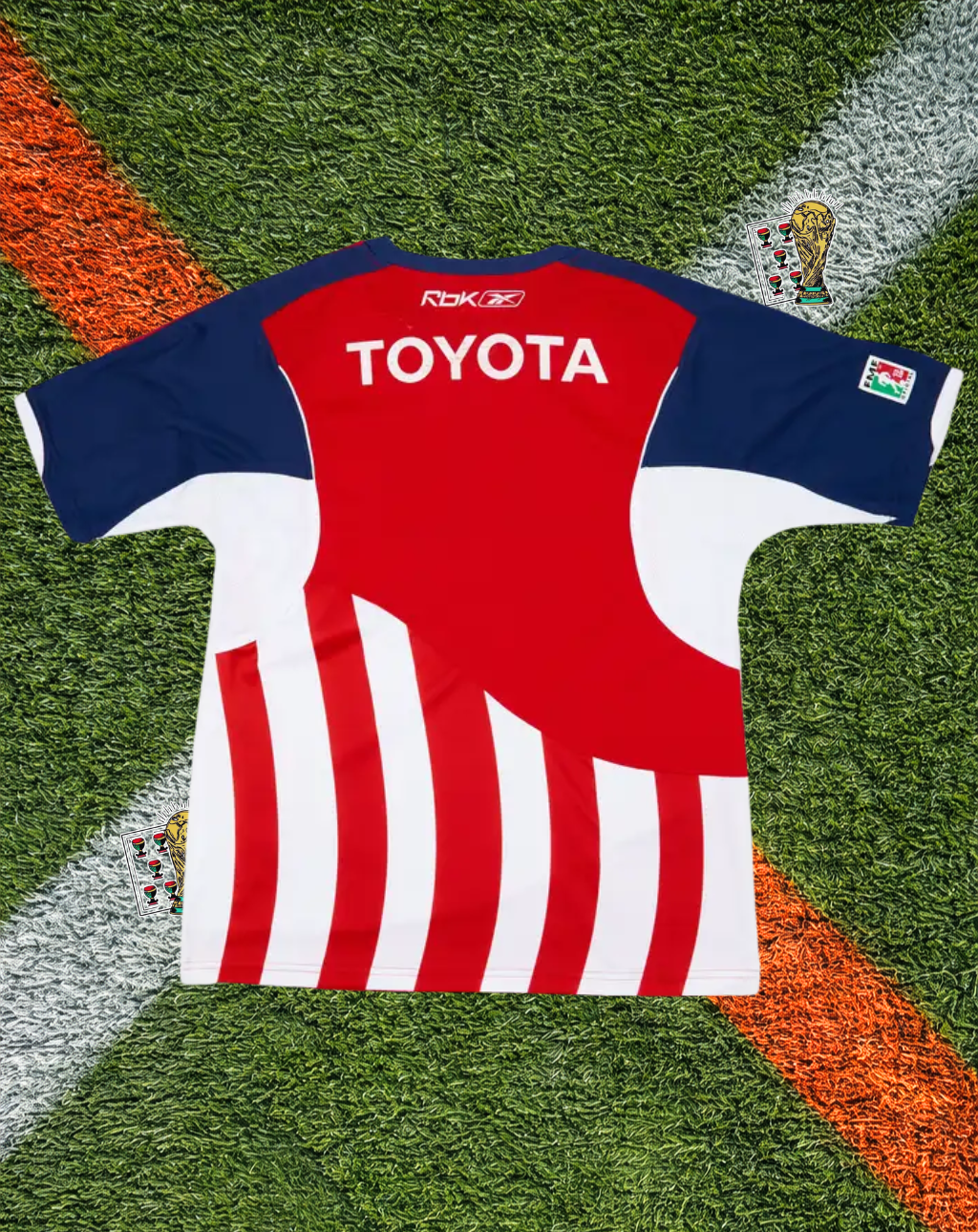 Chivas de Guadalajara 2007-08 Home Jersey – Diagonal Wave Edition