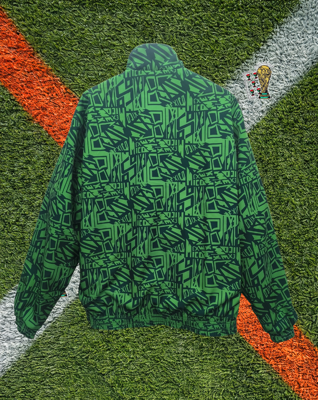 Mexico 2010s Windbreaker – El Tri Green Monogram Edition