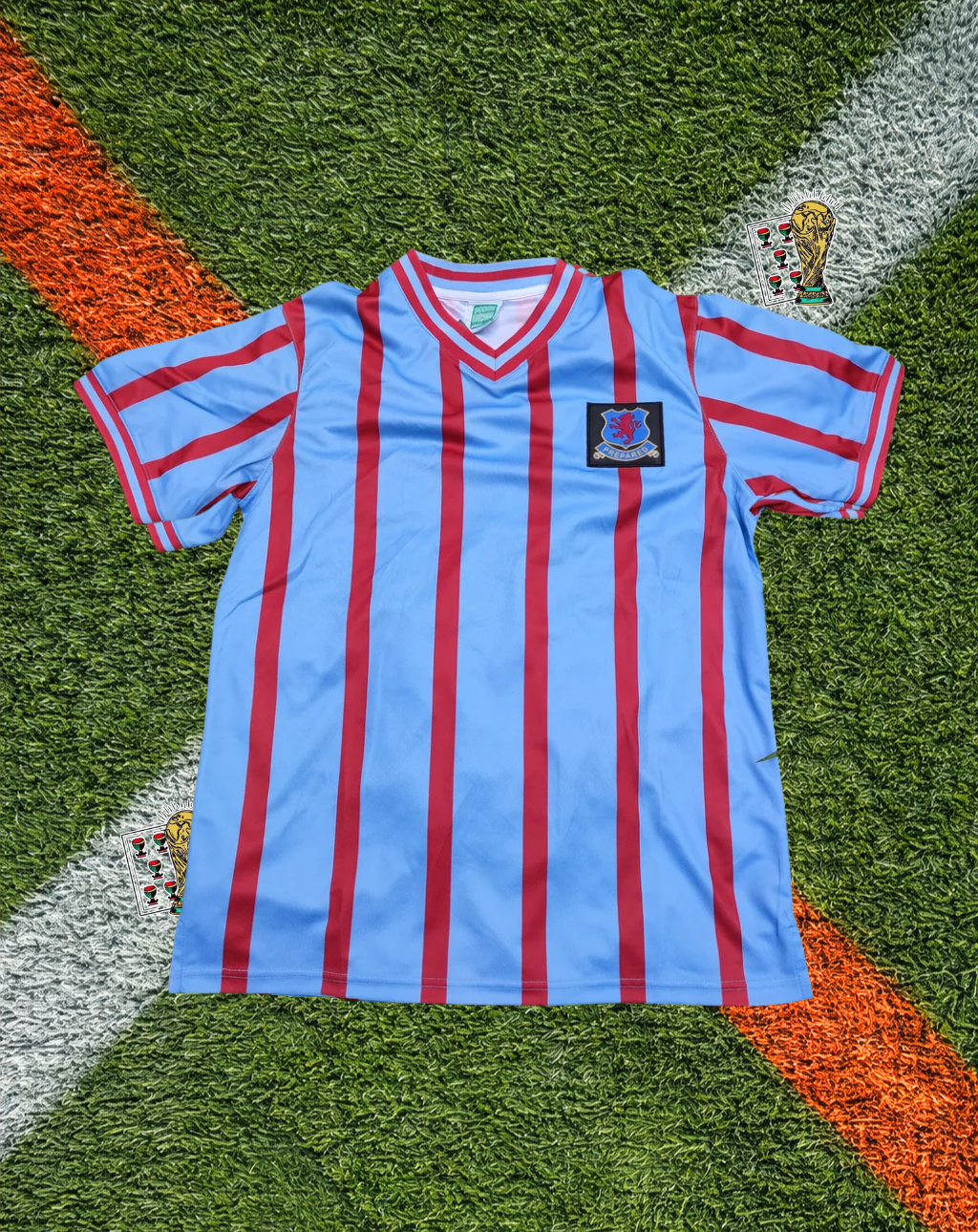 Aston Villa Away Jersey – Sky Pinstripe Edition