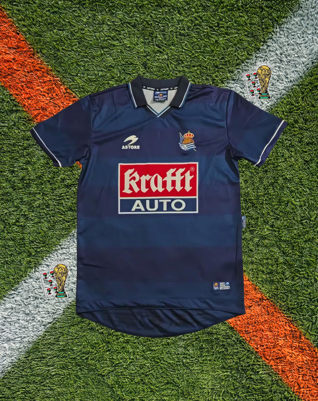 Real Sociedad 2000-01 Third Jersey – Krafft Auto Tonal Edition