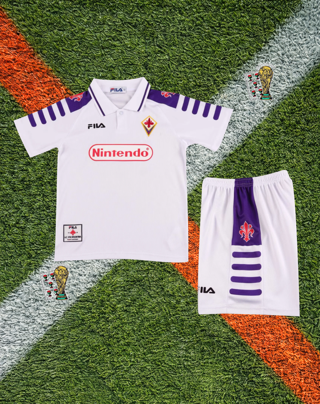 Fiorentina 1998-99 Away Jersey – Nintendo Away Classic Edition