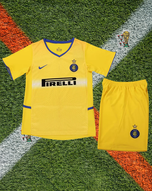 Inter Milan 2008-09 Third Jersey – Pirelli Yellow Third Youth Edition