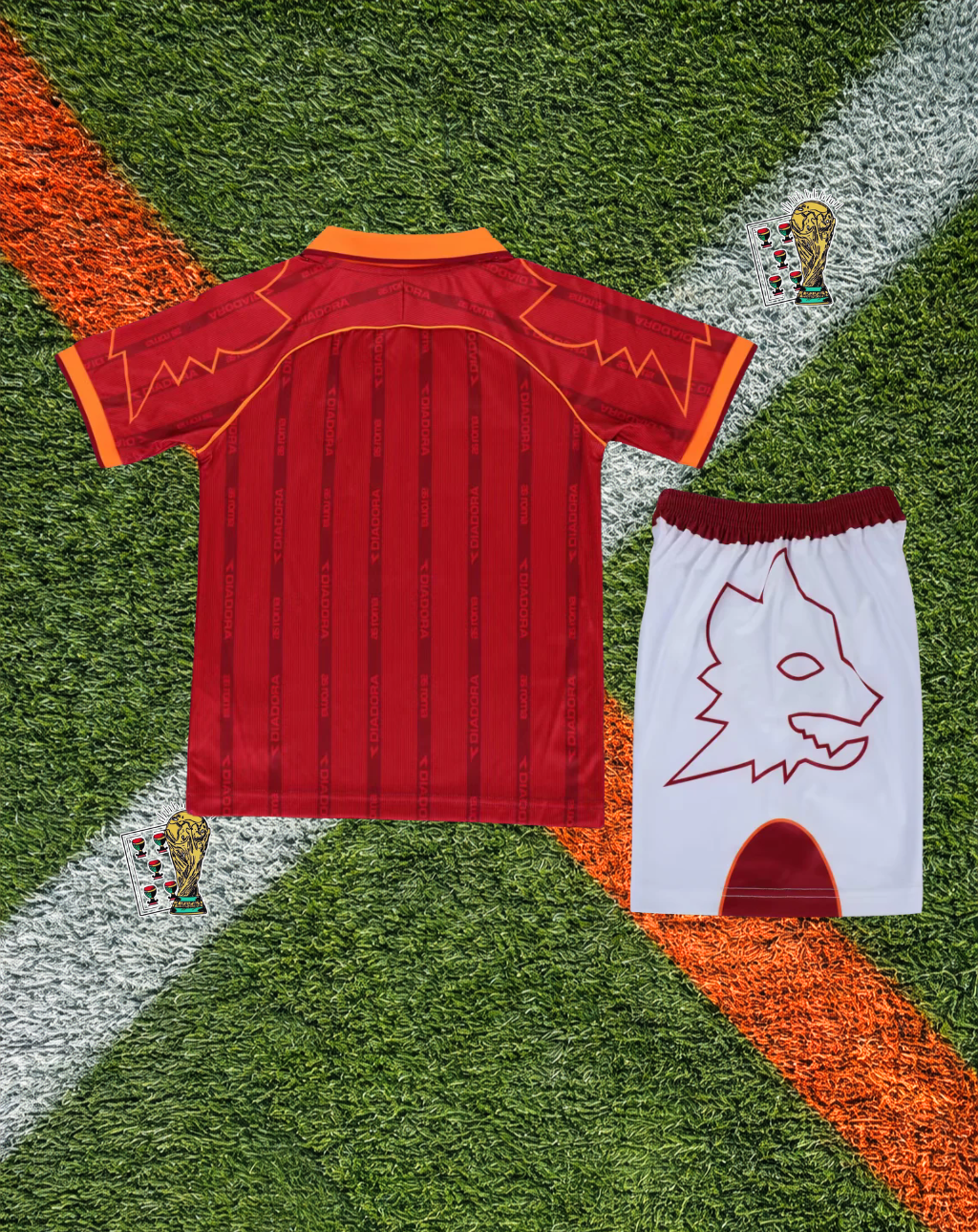 Roma 1998-99 Home Jersey – Lupa Capitolina Edition