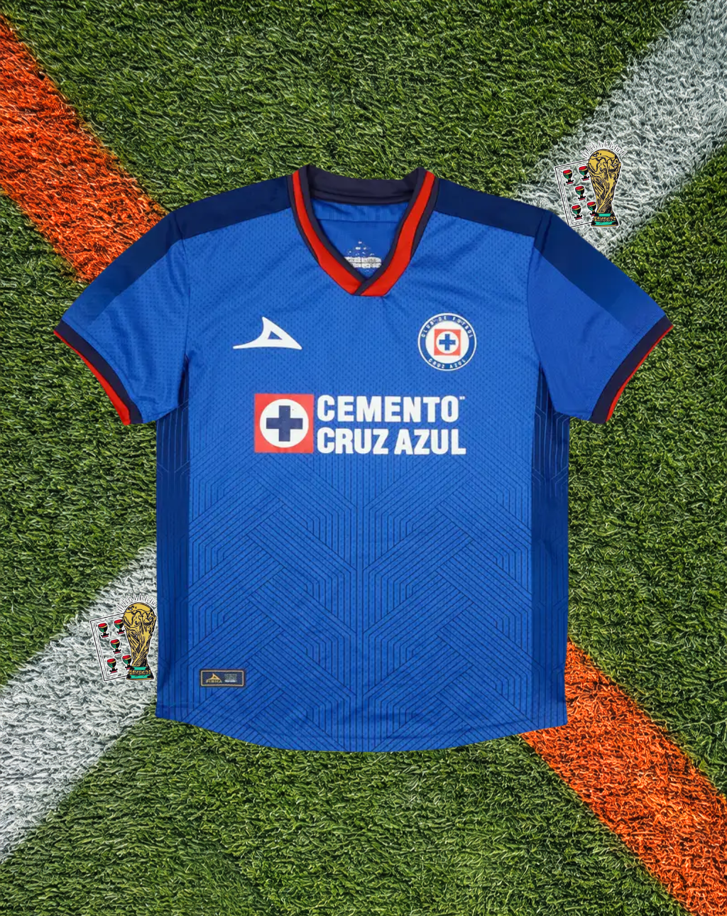 Cruz Azul 2022-23 Home Jersey – Geometric Line Edition