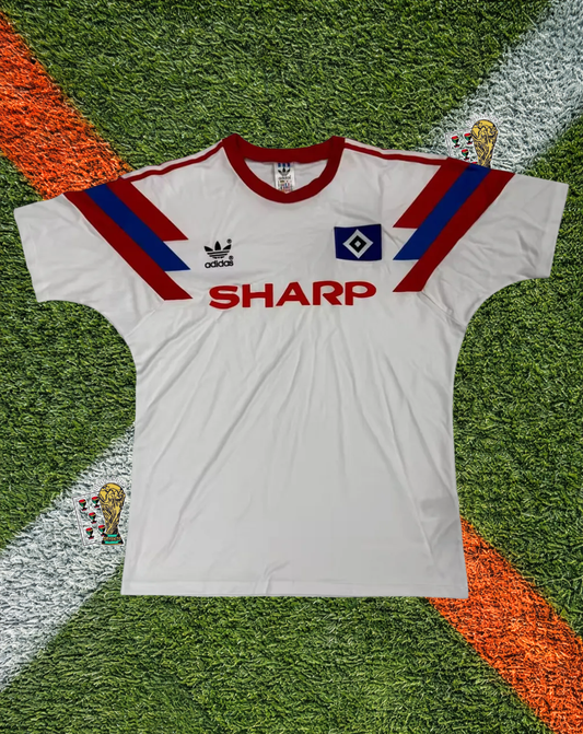 Hamburger SV 1988-90 Away Jersey – Classic Diagonal Away Edition