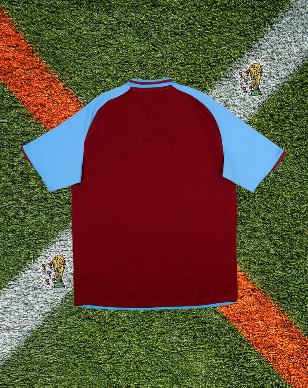 Aston Villa 2007-08 Home Jersey – Acorns Plain Edition