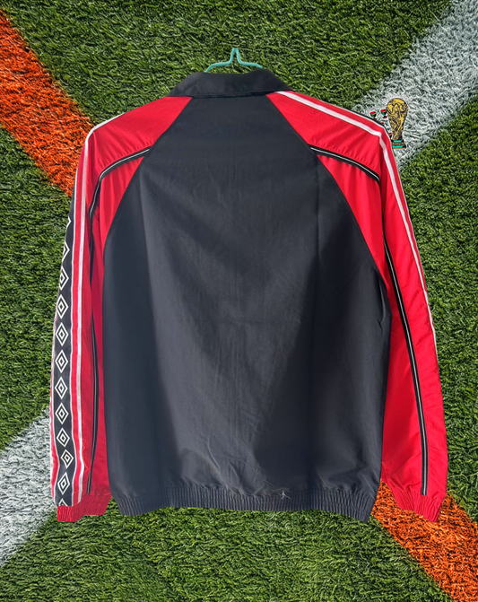 Manchester United 1990s Windbreaker – Red Devils Diamond Classic