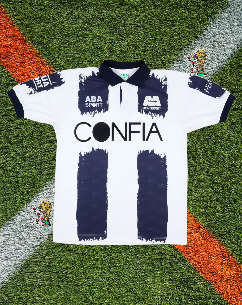 CF Monterrey 1996-97 Away Jersey – Brushstroke White Edition